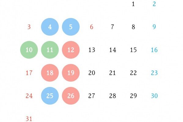 2026年 5月の営業カレンダー